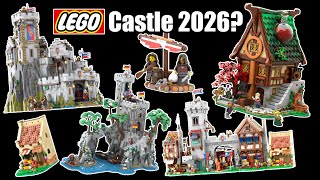 Lego Castle in 2026?  Bricklink Designer Program Series 7 Voting Options