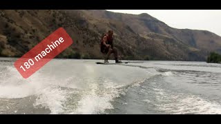 Wakeboarding with a ski boat