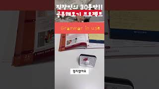 [19번째] 직장인 30분만 공부하기 프로젝트 #공부 #영어공부 #그래머인유즈 #grammarinuse #직장인공부