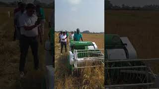 mini harvester 15hp#agriculture #kirloskar #kirloskar_machine #coimbatore #rice