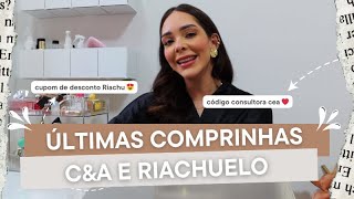 COMPRINHAS CEA E RIACHUELO | SÓ COISA LINDA | EXPERIMENTEI TUDO ✨♥️