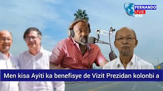 🔥🚨Men kisa Ayiti ka benefisye de vizit Prezidan Kolonbi a...