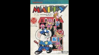 Mappy/マッピー Old Version (Sharp X1, 1984, Namco.Ltd/Dempa Shimbunsha/Kazuhiro Uchida)