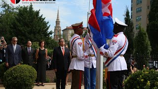 Ceremonia oficial de apertura de la Embajada de Cuba en Washington