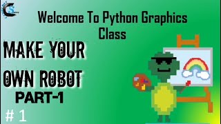 Making Robot With #Python Module|Programming Robot in Turtle Graphics in Python|#Robotics Python