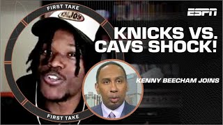 Kenny @KOT4Q Beecham SHOCKS Stephen A. with Knicks vs. Cavaliers predictions 😬 | First Take