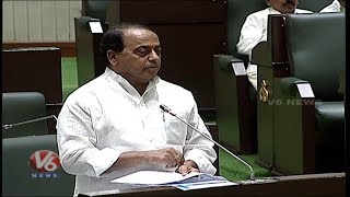 Minister Indrakaran Reddy Speech In Telangana Assembly | V6 Telugu News