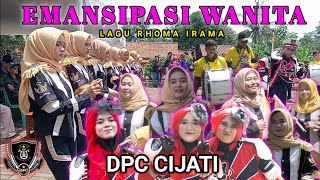 Atraksi Drumband DPC CIJATI Lagu Emansipasi Wanita