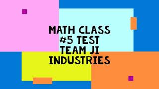 2021 Summer Learning Academy BASIC Math JI Industries