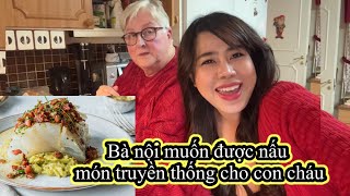 664 | Bà nội Nấu món Cá Tuyết Lutfisk Ngâm Dung Dịch Kiềm đãi cả nhà | Noel 2024 | Anh Thư family