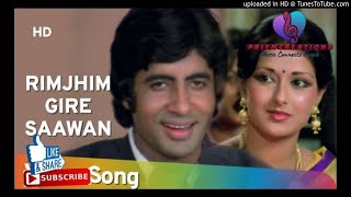 Rimjhim Gire Sawan (Male) ❤️| Manzil (movie) | Amitabh & Moushumi | Kishore Kumar | Classic Song ❤️