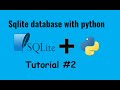 SQLite databases with python | Insert values into a table | Tutorial 2