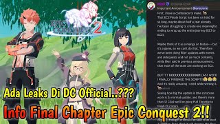 Info Final Chapter EC2!!! | Ada Leakers ECX?? - Epic Conquest 2 Gameplay