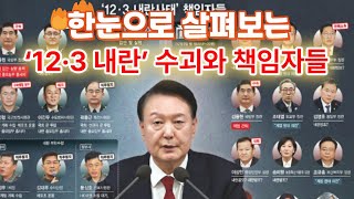 2(1-318)한눈으로 살펴보는 ‘12·3 내란’ 수괴와 책임자들