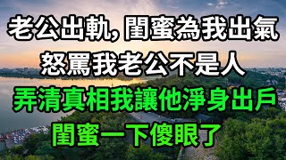 老公出軌，閨蜜為我出氣！罵我老公不是人！弄清真相我讓他淨身出戶！閨蜜一下傻眼了！#一口氣看完 #情感故事 #故事 #出軌