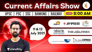 8:00 AM - 11 & 12 July 2021 Current Affairs | Daily Current Affairs 2021 by Bhunesh Sir | wifistudy