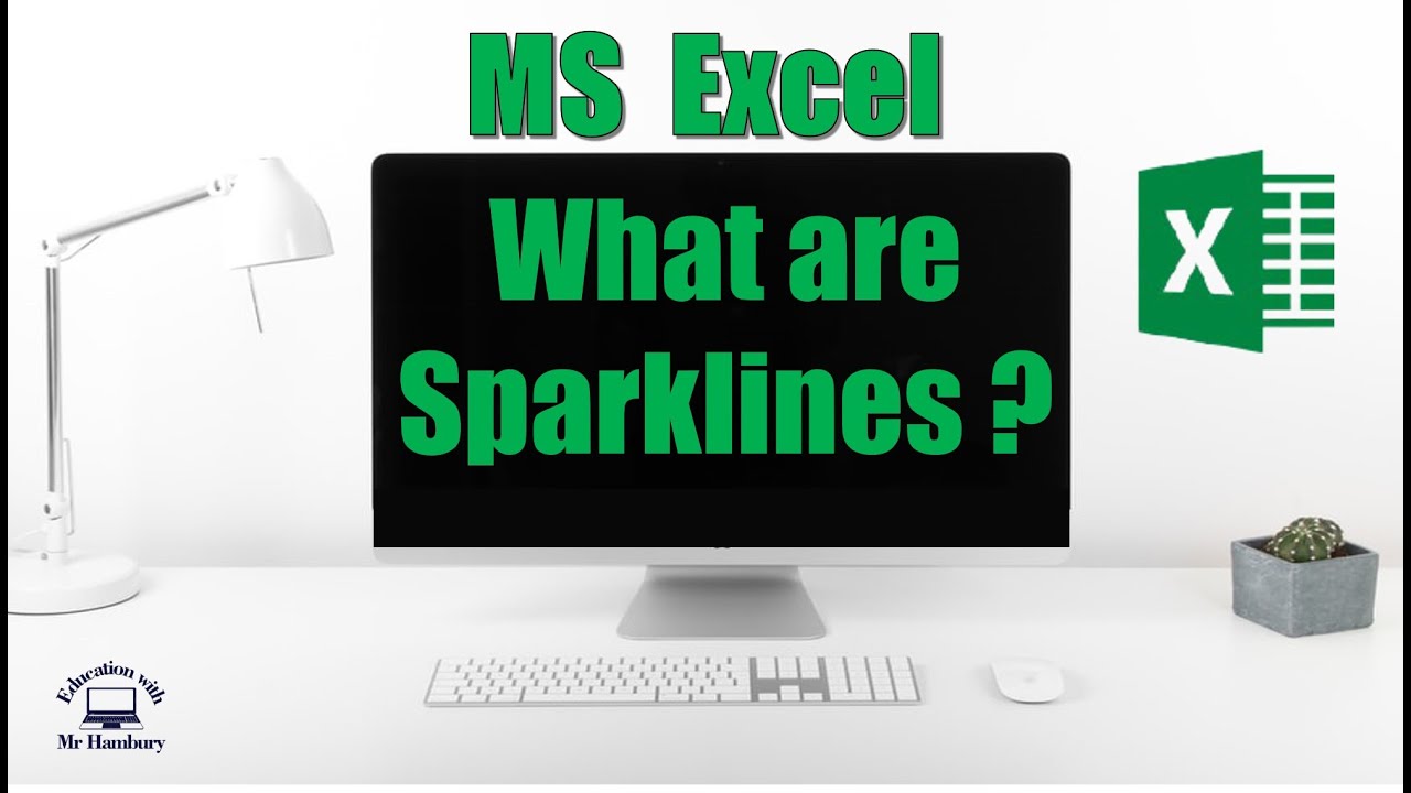 Using Sparklines In Ms Excel Sparkline Basics Youtube