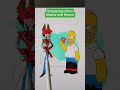 alastor from hazbin hotel and homer simpson hazbinhotel drawing alastor angeldust art simpsons