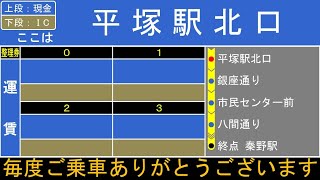 神奈中バス・平７１系統　秦野駅行き　旧車内放送