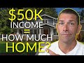 How much can you purchase with $50K income using a FHA Loan