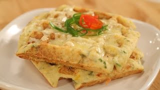 Cheese Corn Rawa Waffles | Sanjeev Kapoor Khazana