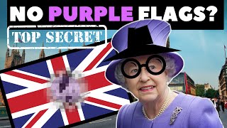 Why don't countries use the color purple in their flags?