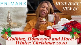 HUGE PRIMARK HAUL WINTER/CHRISTMAS 2020 | Clothing Try On, Homeware and More!