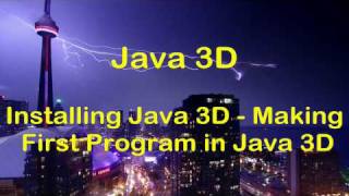[HD] Java 3D Swing Tutorial - Installing Java 3D & First 3D GUI Program