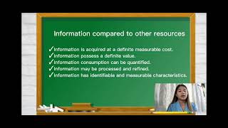 Information as a resource