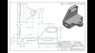 Learning Solid Edge (Lab 10)