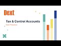 Tax & Control Account Settings