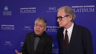 Kazuo Ishiguro and Bill Nighy Interviewed on the red carpet at Palm Springs Fest