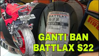 All New Ninja 250 ganti Ban Battlax S22 | Kita Ban Muntilan