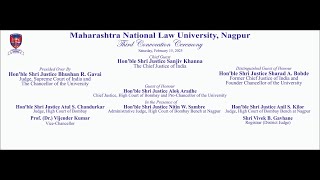 3rd Convocation Ceremony of Maharashtra National Law University 2025