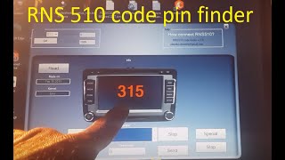 rns510 free code pin finder