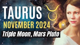 Lord Mars Impacting Home and Venus Blessing in Money 🔆 TAURUS NOVEMBER 2024 HOROSCOPE.