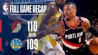 Full Game Recap: Trail Blazers VS Warriors | Portland Wins OT Thriller!