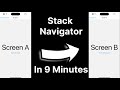 How to Navigate Between Two Screens in React Native (React Navigation Tutorial)