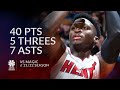 Victor Oladipo 40 pts 5 threes 7 asts vs Magic 21/22 season