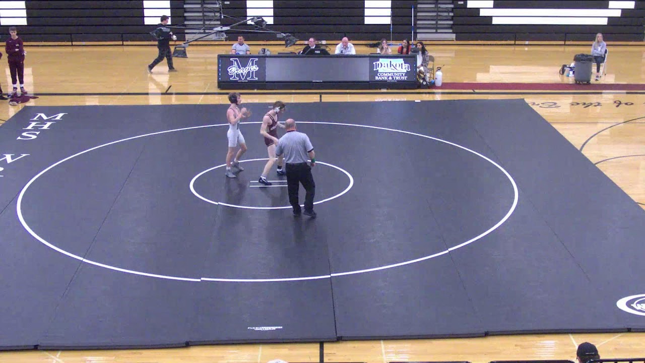 Mandan High School Vs Minot High School Mens JV Wrestling - YouTube