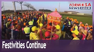 Mazu lets Japanese reporter carry sedan on sixth day of Baishatun Mazu Pilgrimage