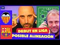 ⚡️HANSI FLICK Debuta en el BARÇA: ¿Habrá SORPRESA en la Alineación vs VALENCIA?