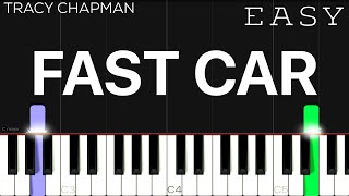 Tracy Chapman - Fast Car | EASY Piano Tutorial