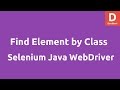 Find element by Class Name Selenium Java