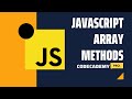 Javascript Iterators (Array Methods) - Crushing Codecademy PRO WEB DEVELOPMENT career path Challenge