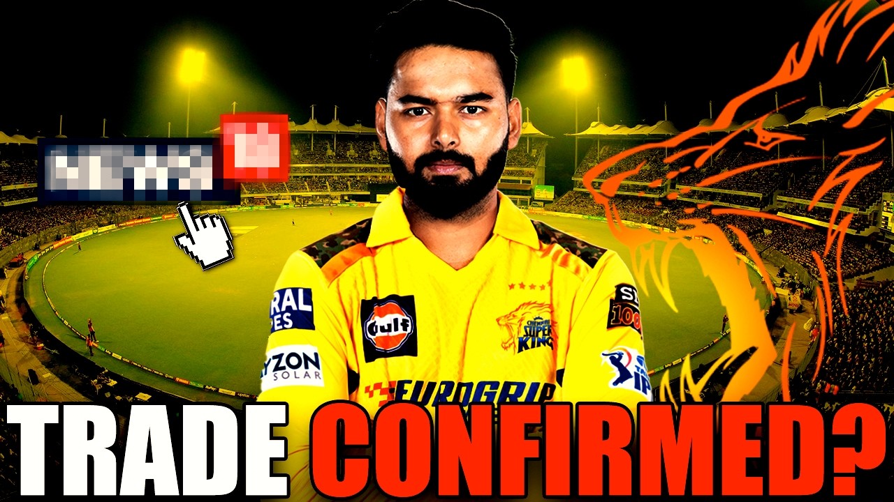 Rishabh Pant In CSK IPL 2025 ! IPL Mega Auction Trade - YouTube