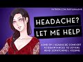 Best Friend's Older Sister Soothes You [ASMR RP][Headache Comfort][Head Scratching][Kissing][Flirty]