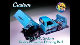 #diy '90 GMC Syclone hotwheels Custom Radical Lowrider Dancing Bed #1