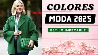 MODA 2025: los COLORES que harán que todos hablen!