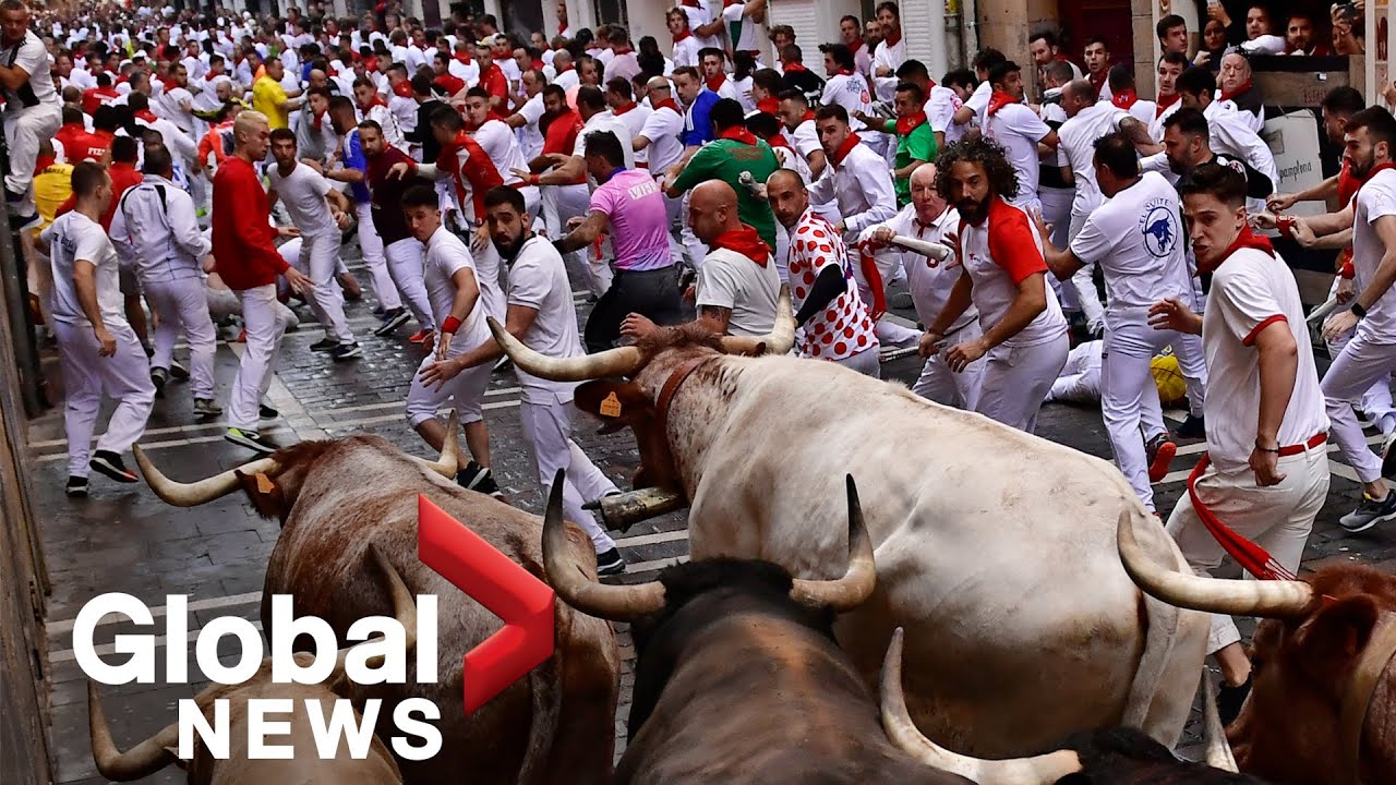 Spain's Pamplona Bull Run Returns In Full Force After 2-year COVID ...